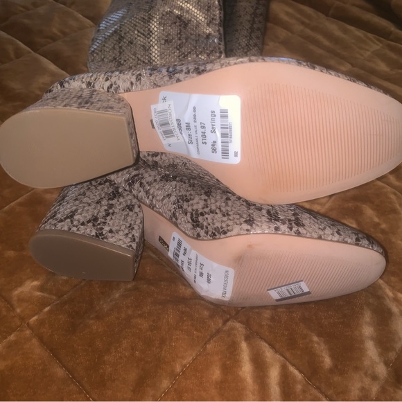 NWOB Louise et. Cie Vayna Over-the-knee Snake Boots - Picture 8 of 10